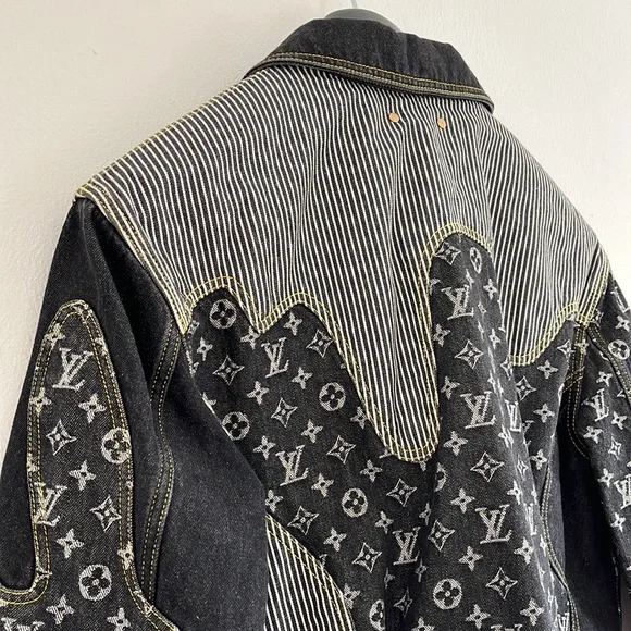 Louis Vuitton x Nigo Monogram Denim Workwear Jacket - Picture 5 of 7
